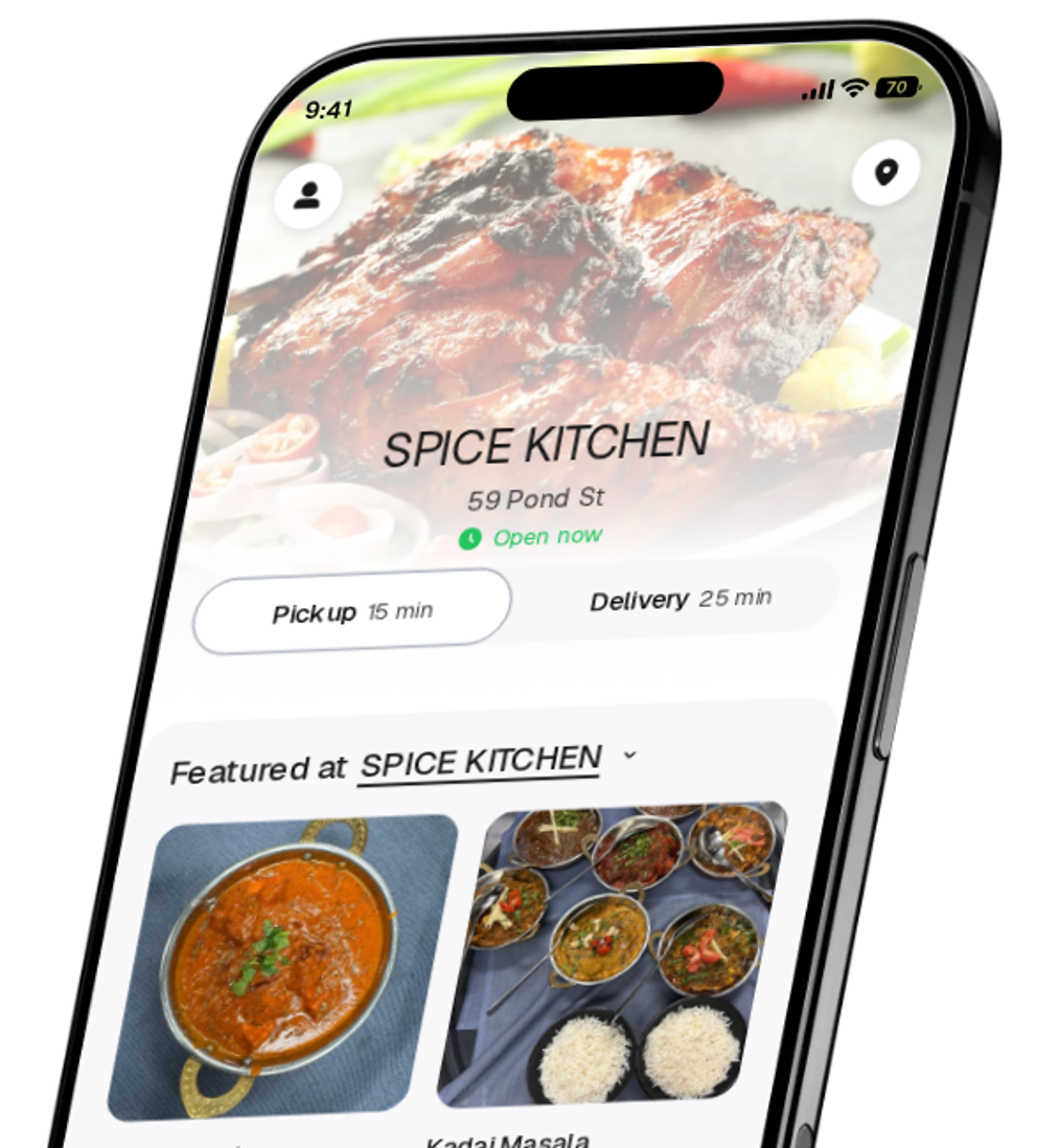 SPICE KITCHEN app preview