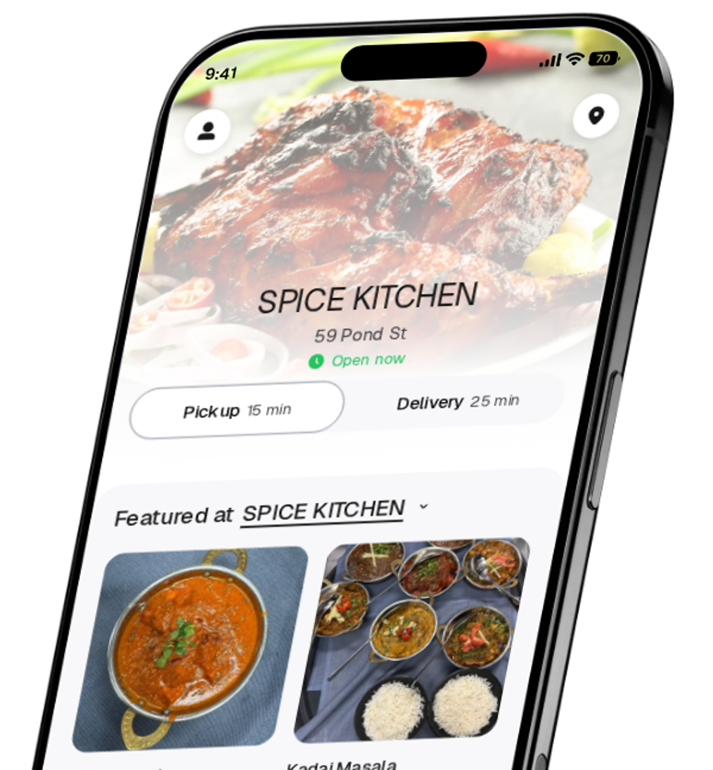 SPICE KITCHEN app preview